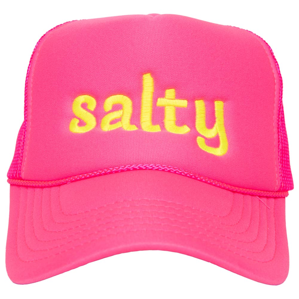 Salty Foam Trucker Cap for Vacation  By Katydid  - Choice of Color