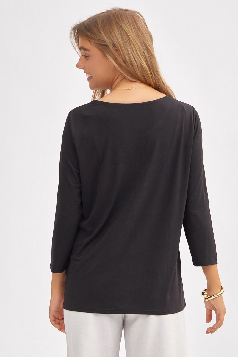 Dear Scarlett Signature Classic Round Neck Top (Multiple Colors Available!)