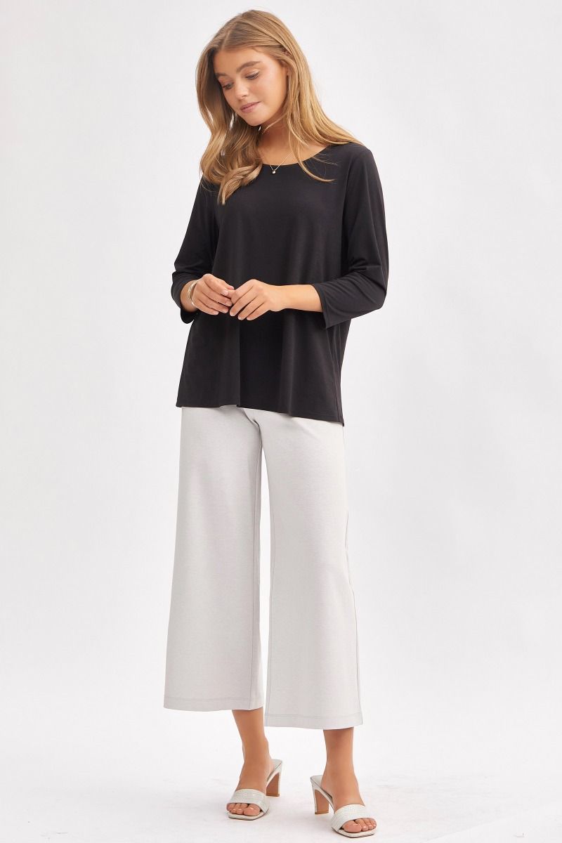 Dear Scarlett Signature Classic Round Neck Top (Multiple Colors Available!)