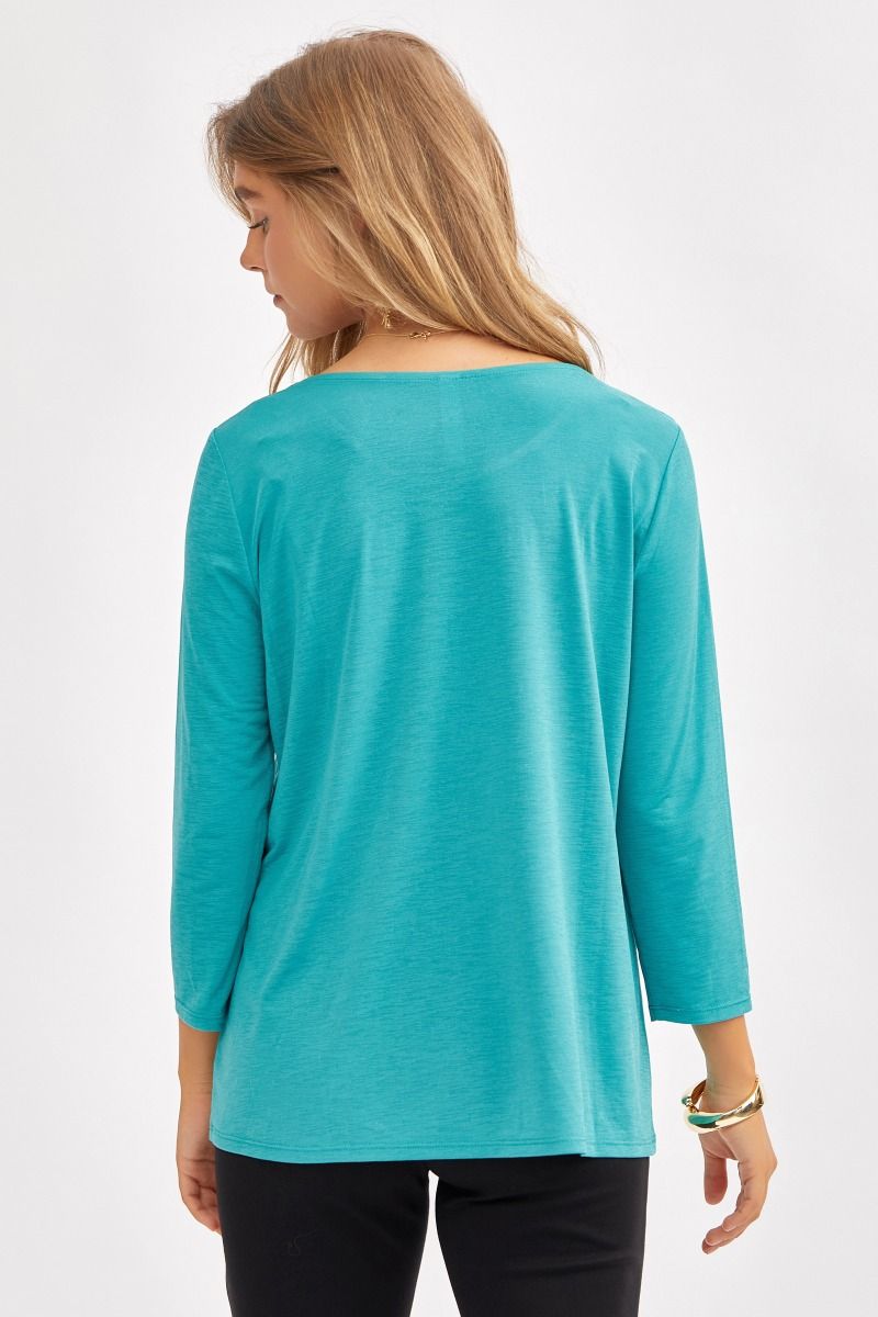 Dear Scarlett Signature Classic Round Neck Top (Multiple Colors Available!)