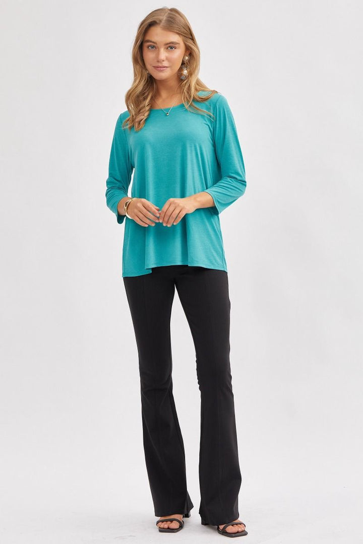 Dear Scarlett Signature Classic Round Neck Top (Multiple Colors Available!)