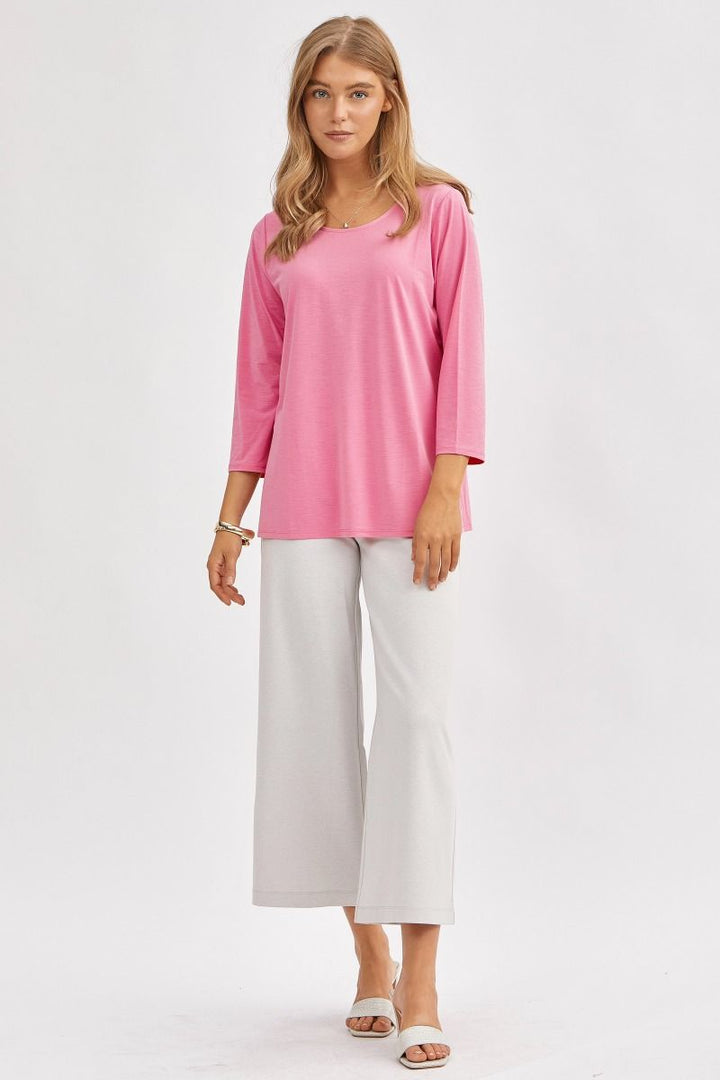 Dear Scarlett Signature Classic Round Neck Top (Multiple Colors Available!)