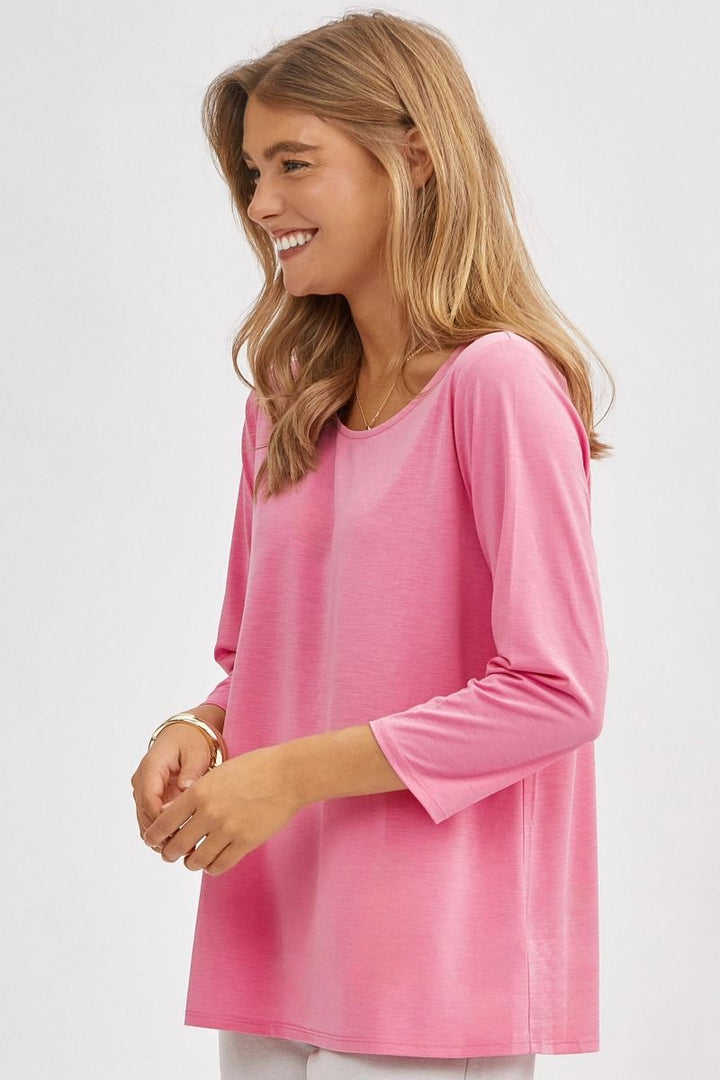 Dear Scarlett Signature Classic Round Neck Top (Multiple Colors Available!)