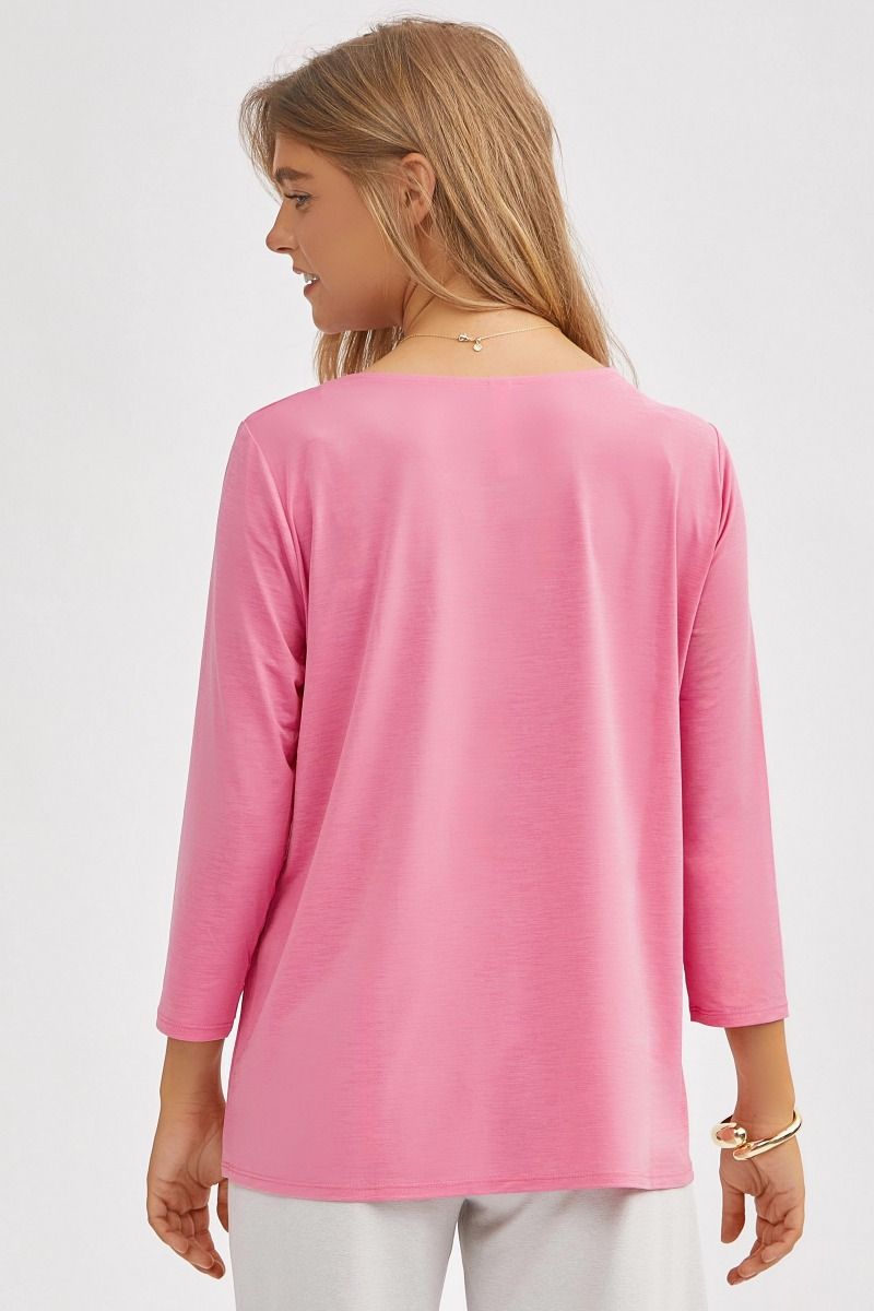 Dear Scarlett Signature Classic Round Neck Top (Multiple Colors Available!)