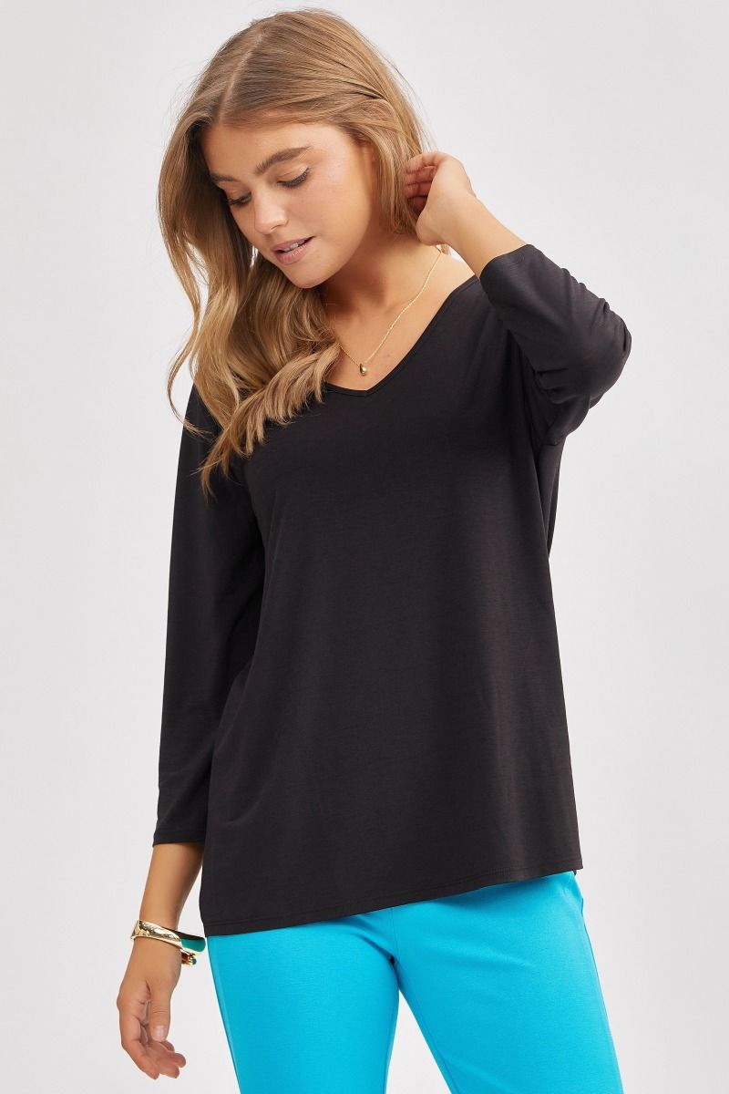Dear Scarlett Signature Classic V-Neck Top (Multiple Colors Available!)