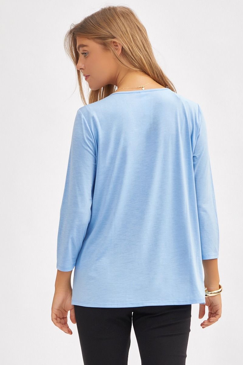 Dear Scarlett Signature Classic V-Neck Top (Multiple Colors Available!)