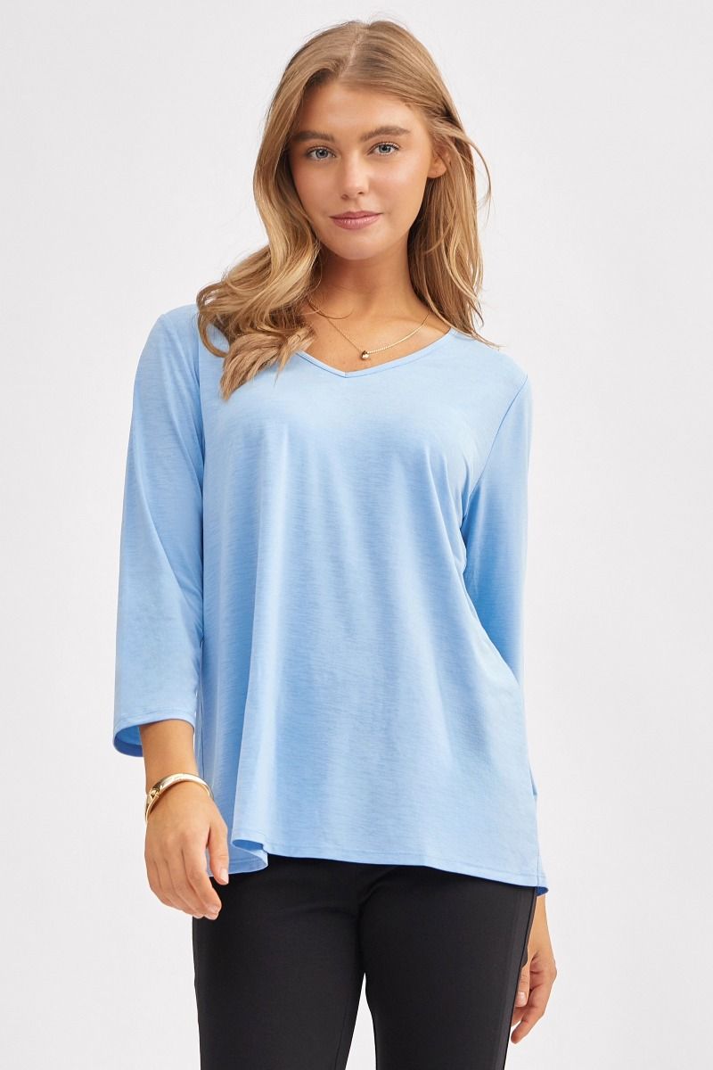 Dear Scarlett Signature Classic V-Neck Top (Multiple Colors Available!)