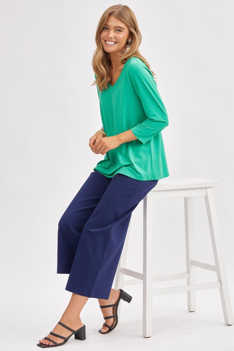 Dear Scarlett Signature Classic V-Neck Top (Multiple Colors Available!)