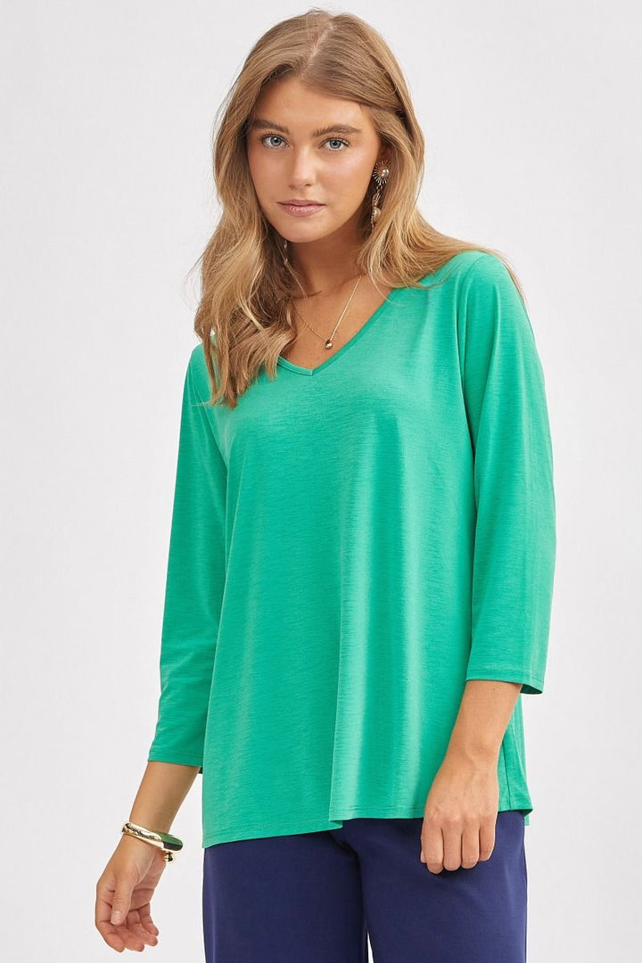 Dear Scarlett Signature Classic V-Neck Top (Multiple Colors Available!)