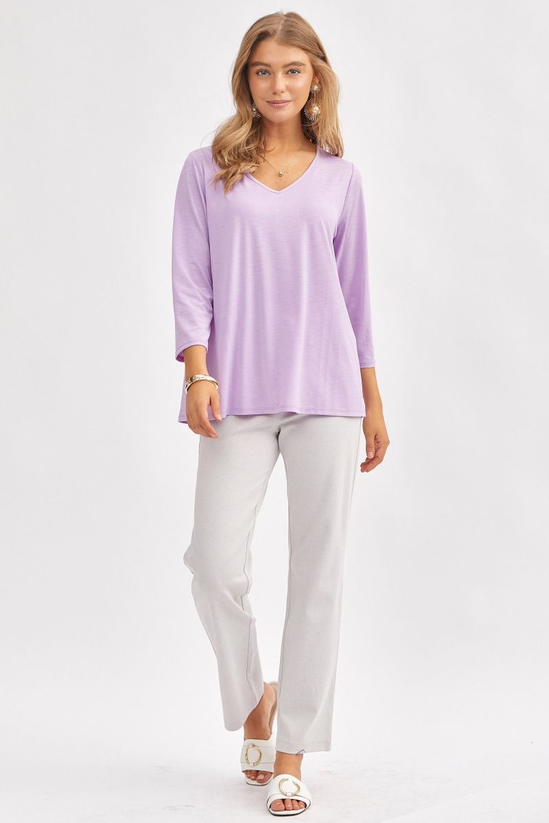 Dear Scarlett Signature Classic V-Neck Top (Multiple Colors Available!)