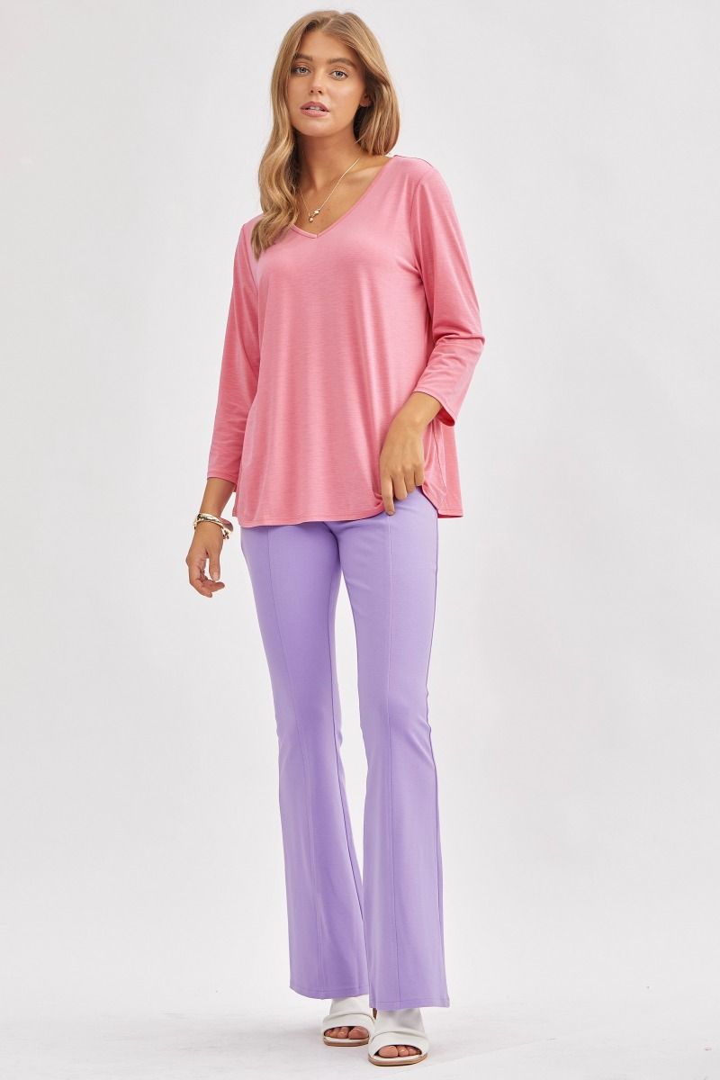 Dear Scarlett Signature Classic V-Neck Top (Multiple Colors Available!)