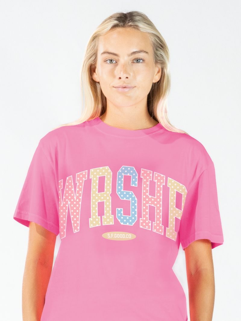 JUNE MARKET: Worship Simply for Good Tee - Blushberry by Simply Southern (Ships Late May)