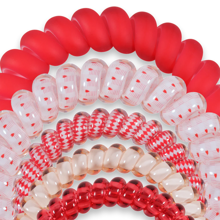 Teleties Hair Tie - Large and Small Band Pack of 5 - Soul Mate