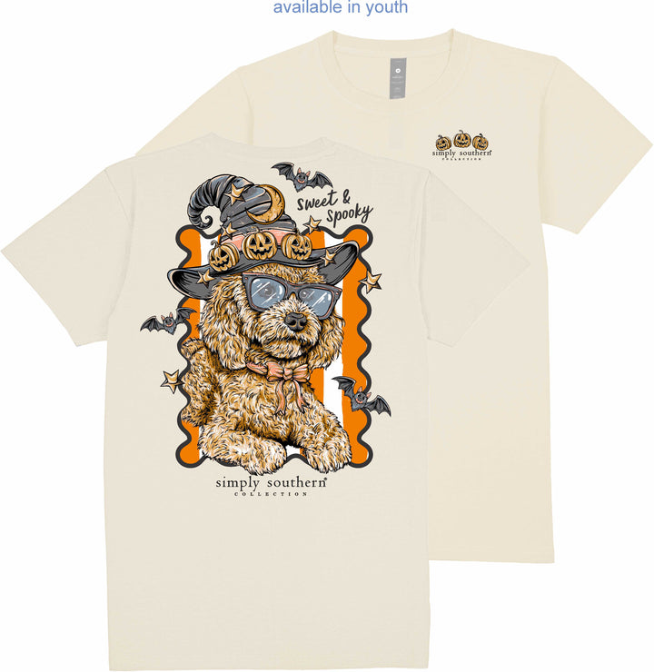 Youth 'Sweet & Spooky' Puppy Short Sleeve Tee by Simply Southern