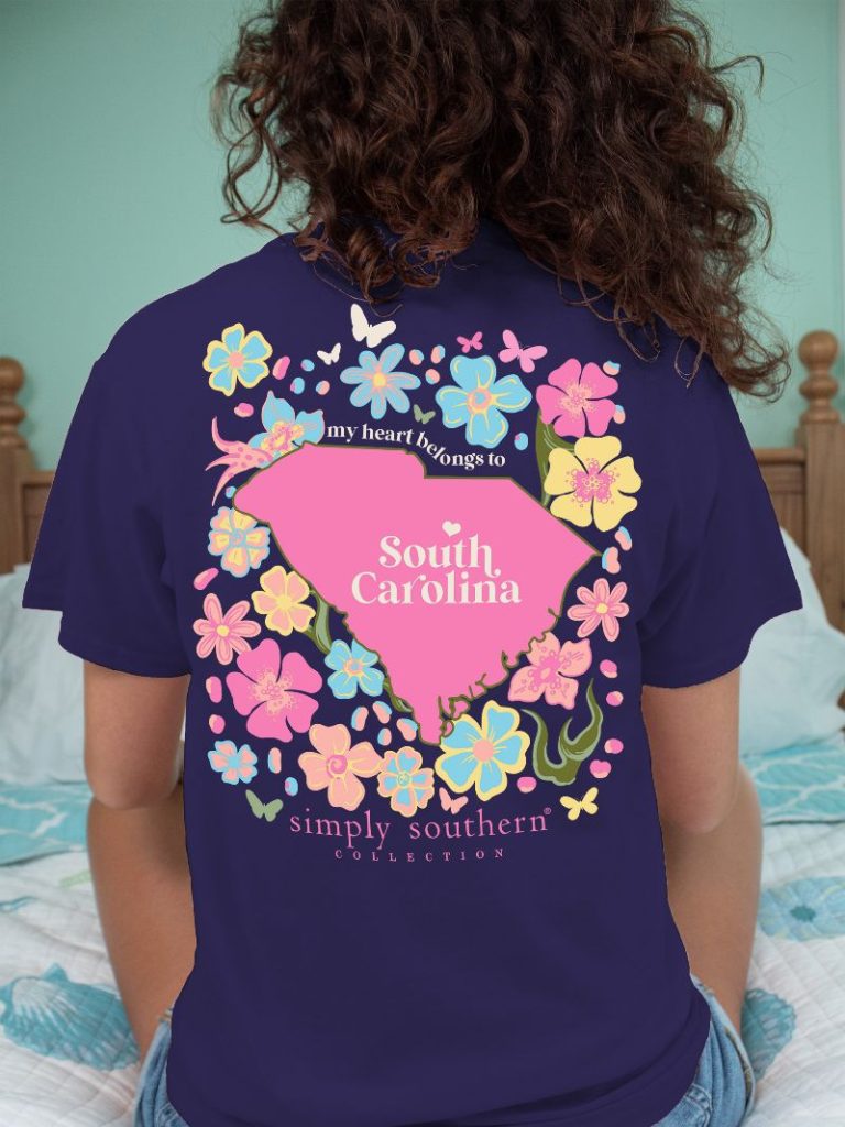 'My Heart Belongs To South Carolina' Short Sleeve Tee by Simply Southern