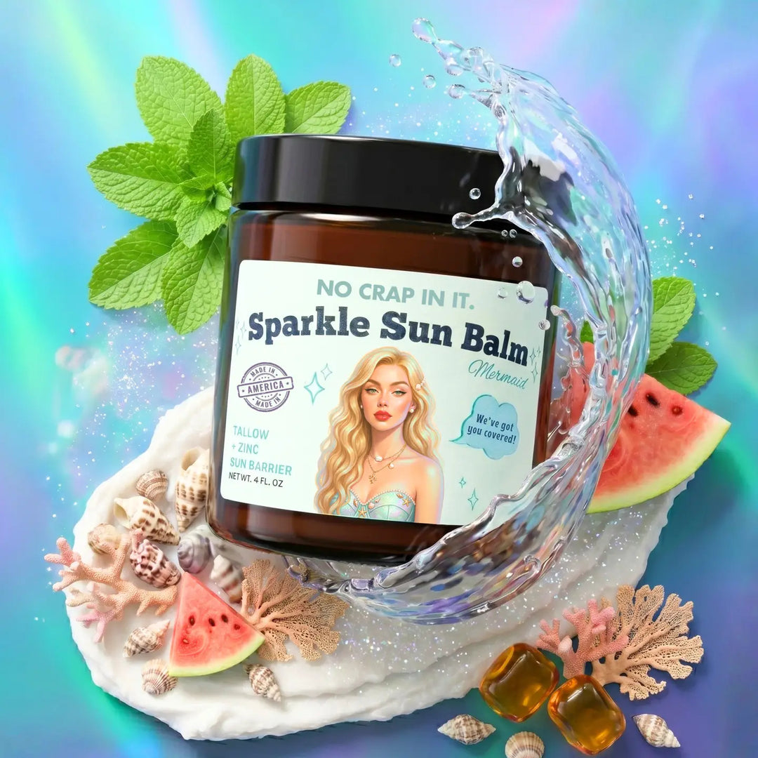PREORDER: Mermaid Sparkle Sun Balm By No Crap In It (Ships in 2-3 Weeks)