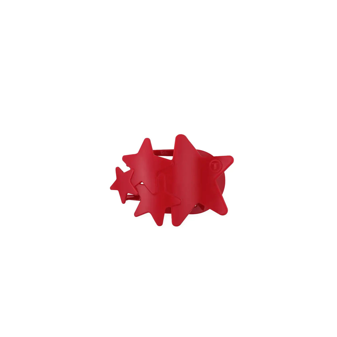 Tiny Teleties Flat Clip - Red Shooting Star