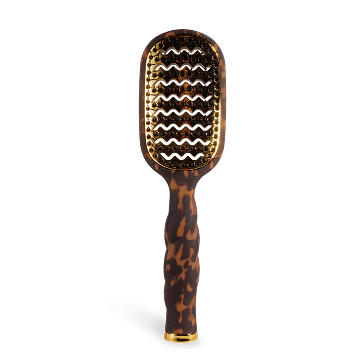 PREORDER: Tortoise Vented Hair Brush by Teleties (Ships in 1-2 Weeks)