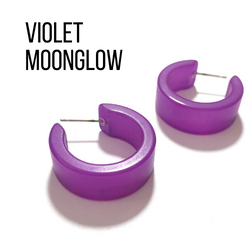 Moonglow Clara Hoop Earrings by Leetie Lovendale (Preorder: Ships in 2-3 Weeks)