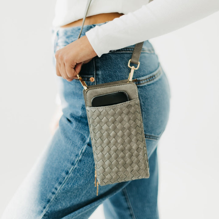 Woven Double Duty Phone Bag By Pretty Simple