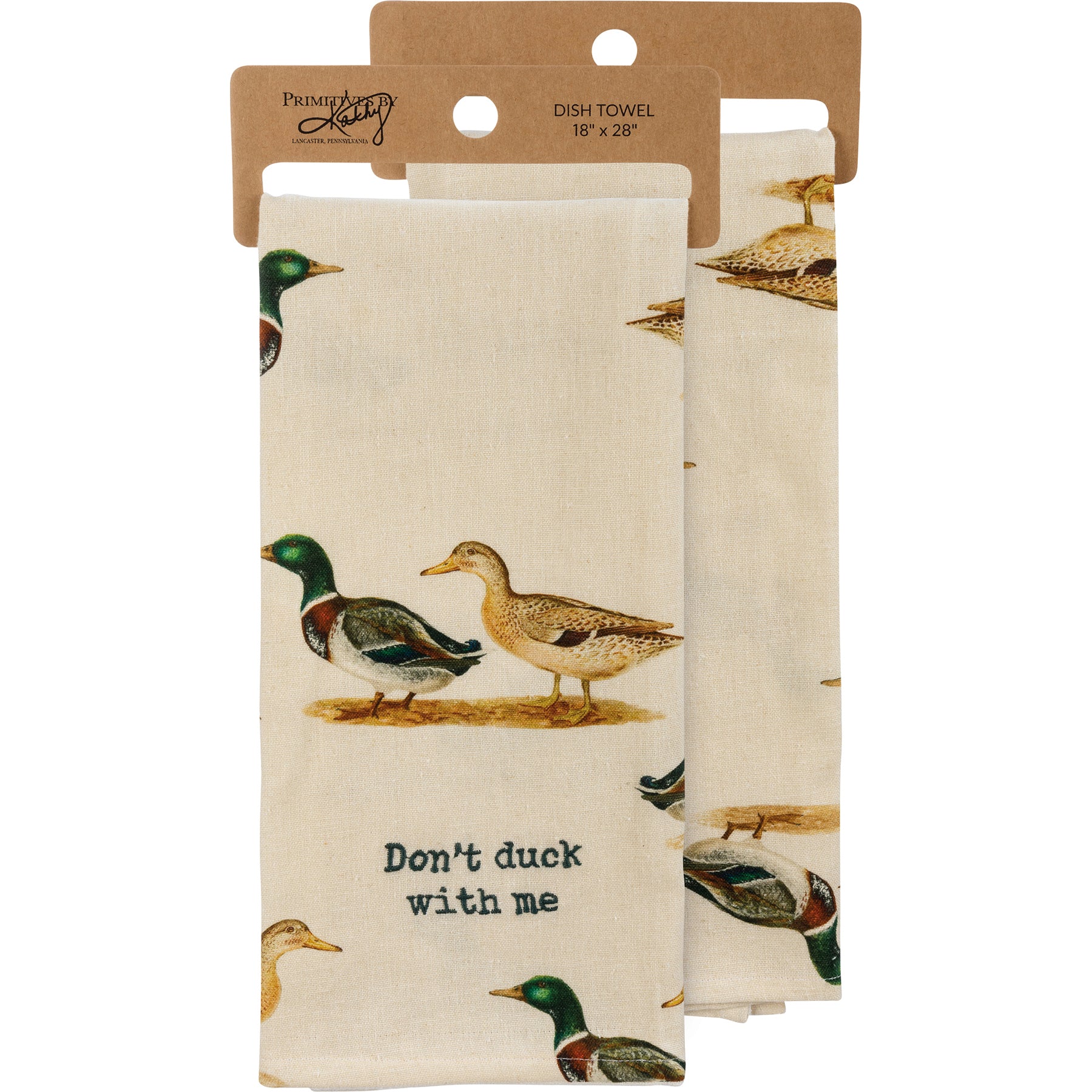 'Don't Duck With Me' Kitchen Towel