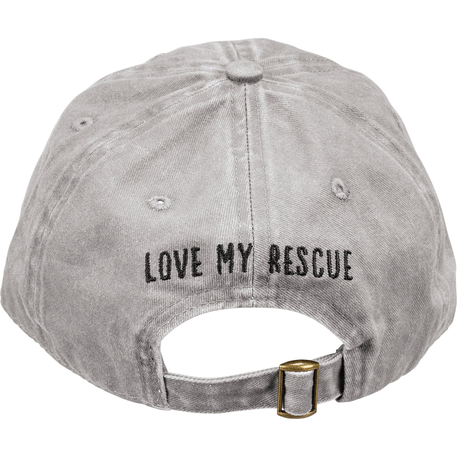 'Love My Rescue' Paw Print Baseball Cap