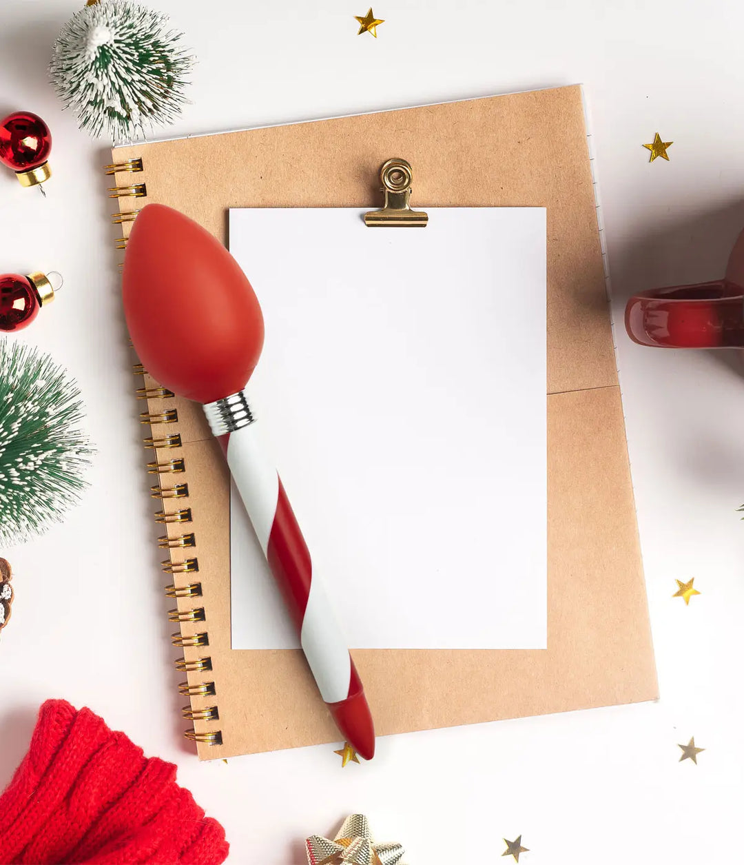 Jumbo Light Up Christmas Bulb Pen