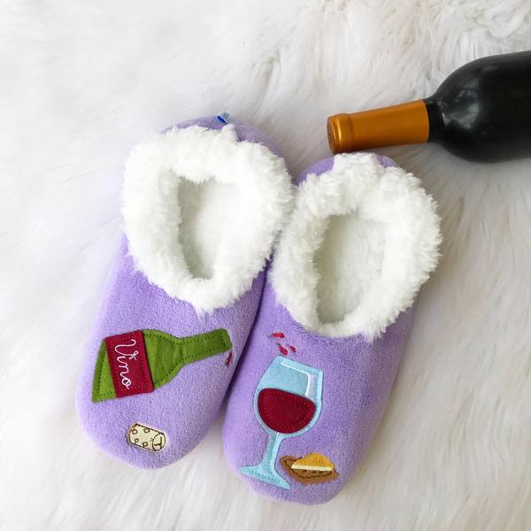 Vino Wine House Slippers by Snoozies