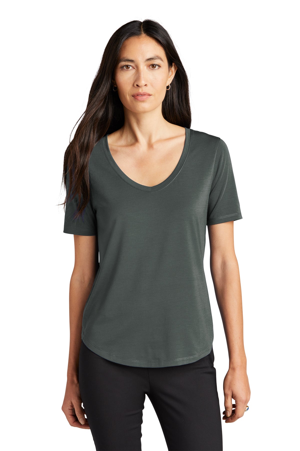 Meghan Relaxed Tee - Anchor Grey (Ships in 1-2 Weeks)
