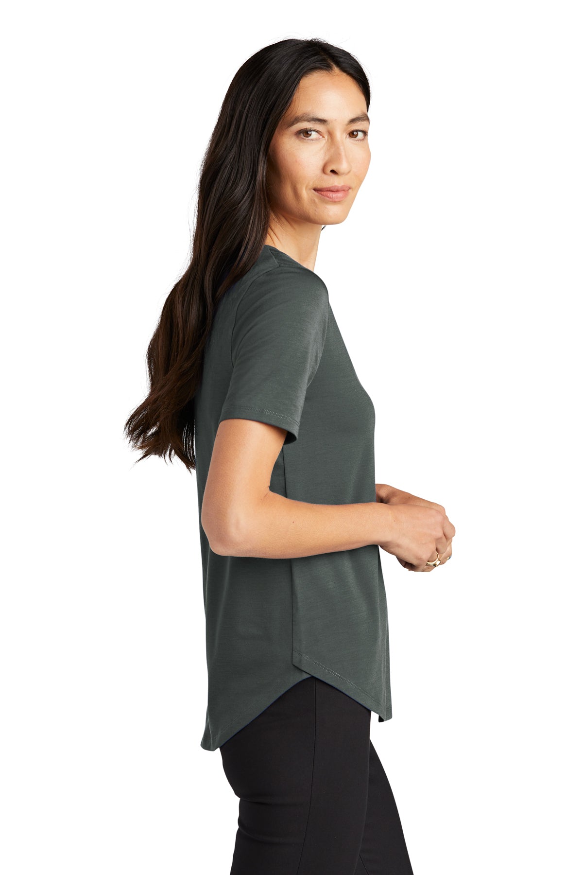 Meghan Relaxed Tee - Anchor Grey (Ships in 1-2 Weeks)