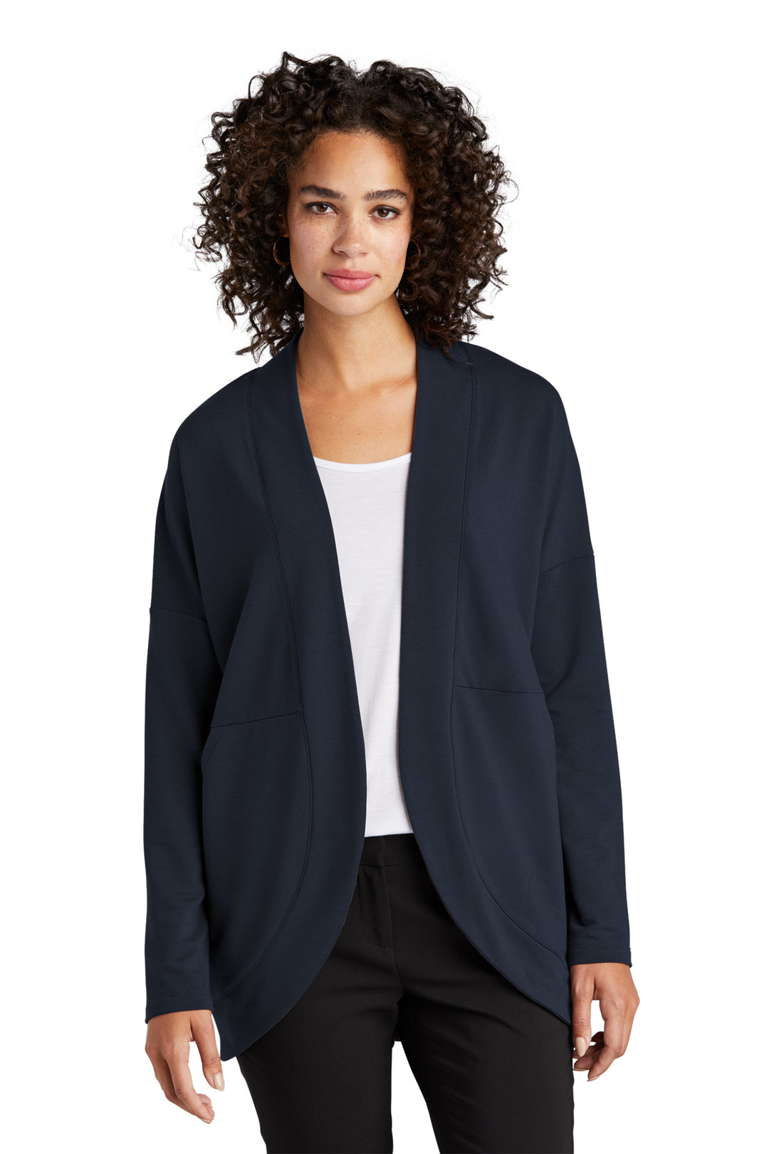 Missie Open-Front Cardigan - Navy Night
