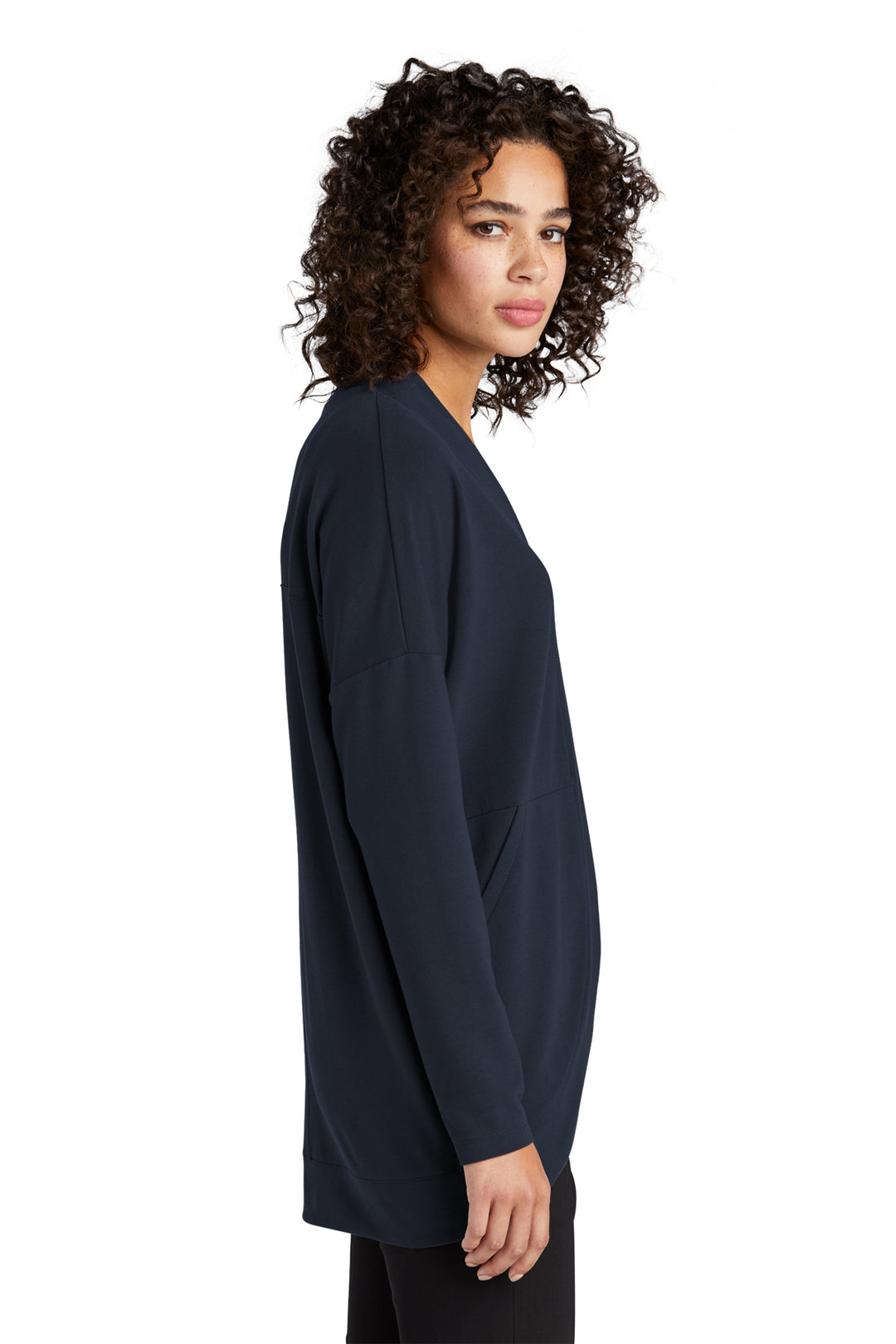 Missie Open-Front Cardigan - Navy Night