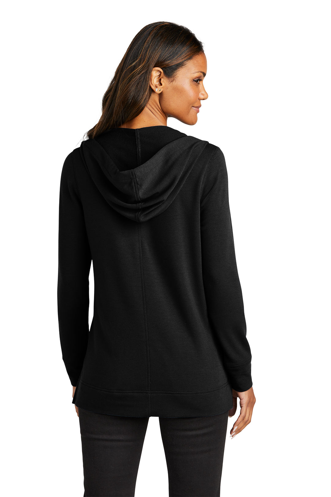 Sidney Microterry Pullover Hoodie - Deep Black