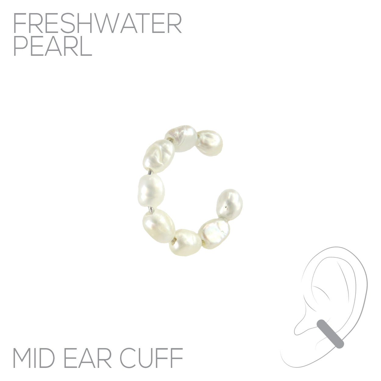 Freshwater Pearl Ear Cuff