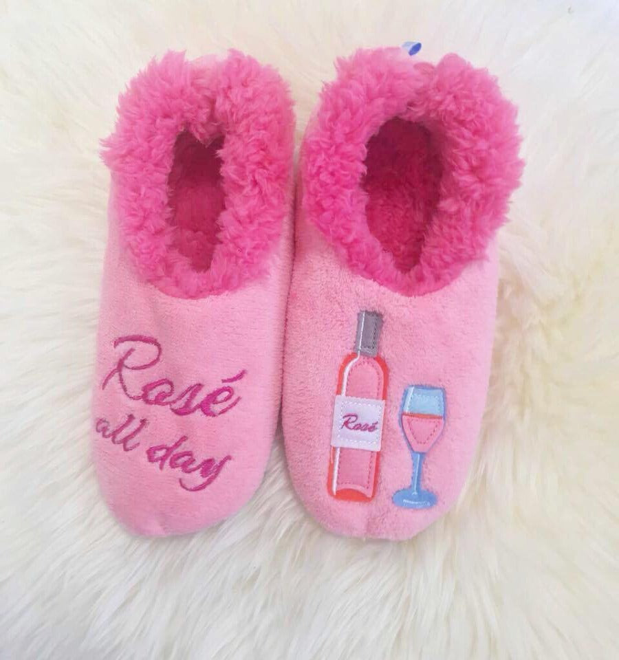 Rose all Day Snoozies Slippers