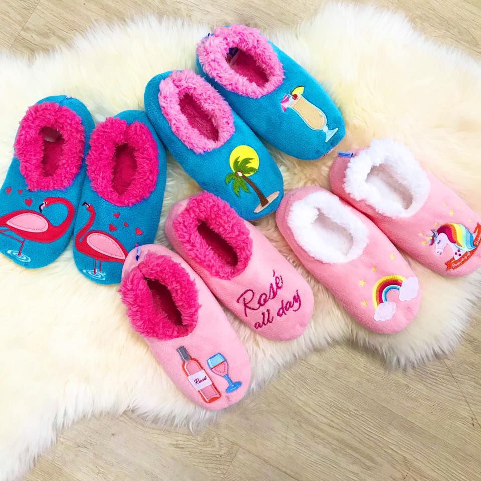 Snoozies! Slippers - Rosé All Day