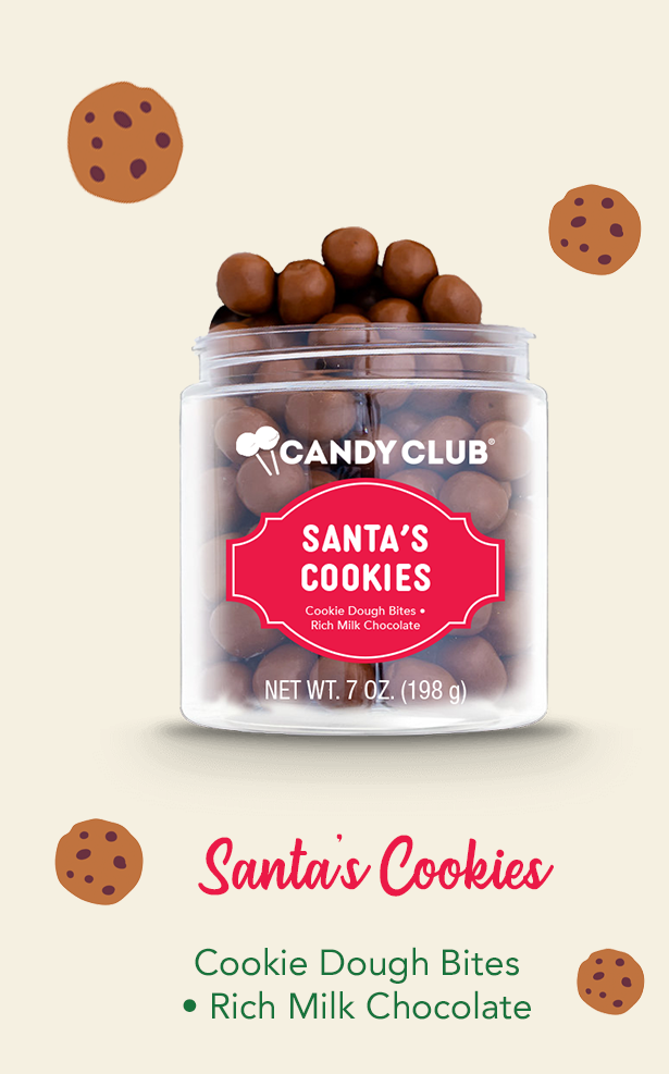 Santa's Cookies Cookie Dough Bite by Candy Club