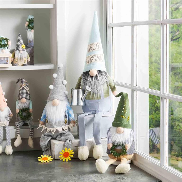 Deluxe Garden Dangle Gnomes by Mud Pie