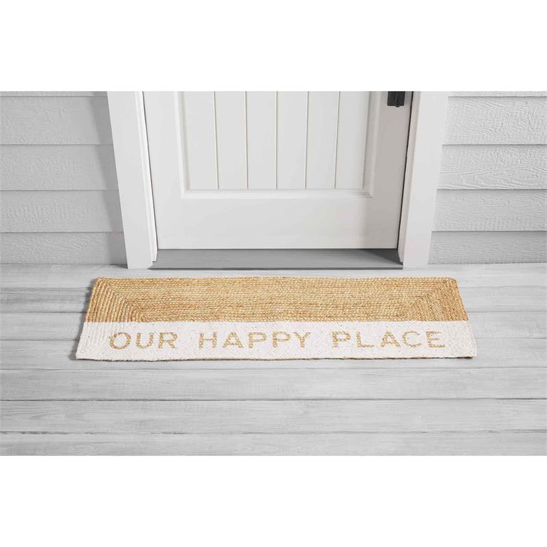 'Our Happy Place' Door Mat by Mud Pie