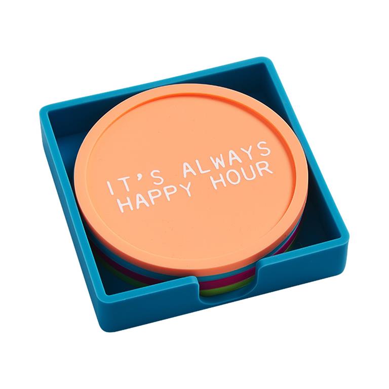Pool Silicone Coaster Set by Mud Pie