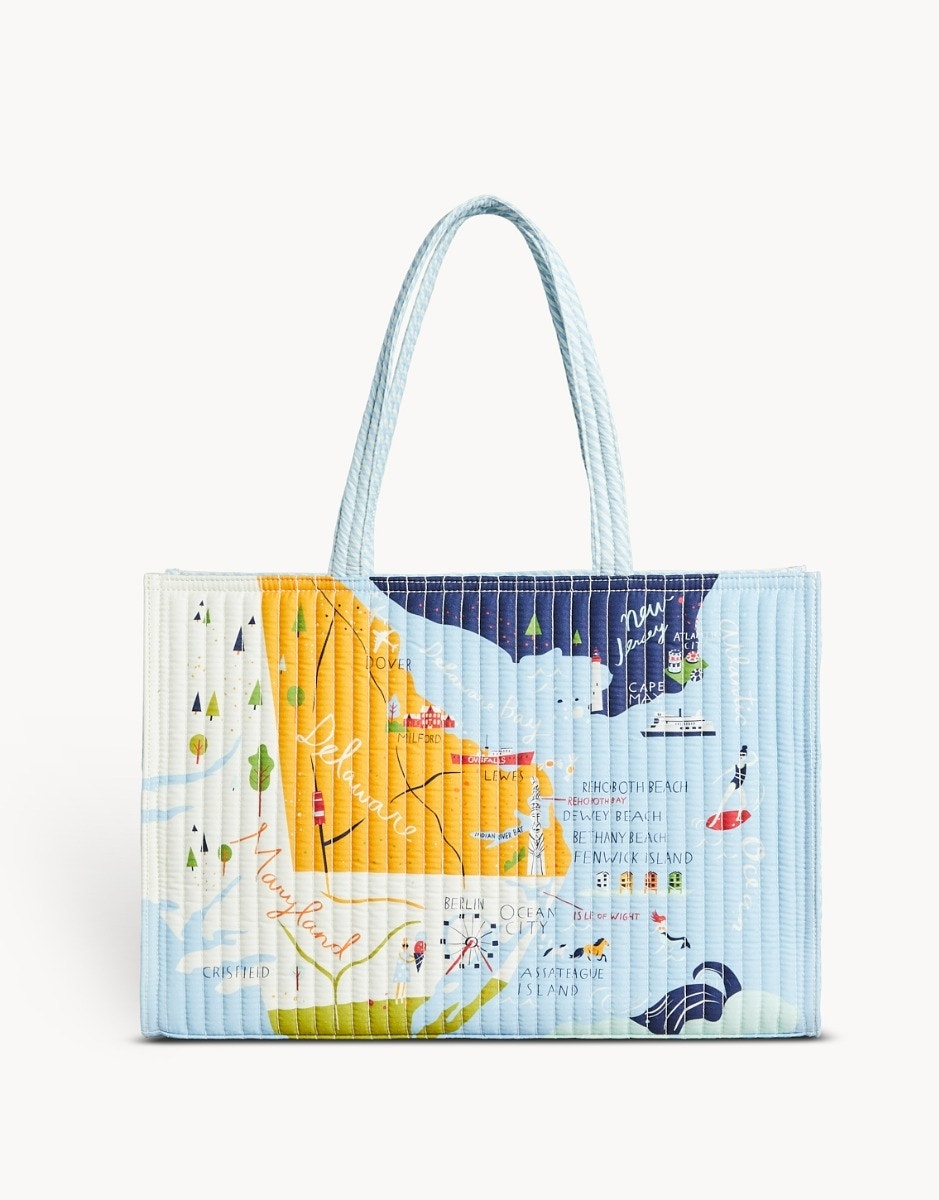 Bay Dreams Quilted Market Tote by Spartina
