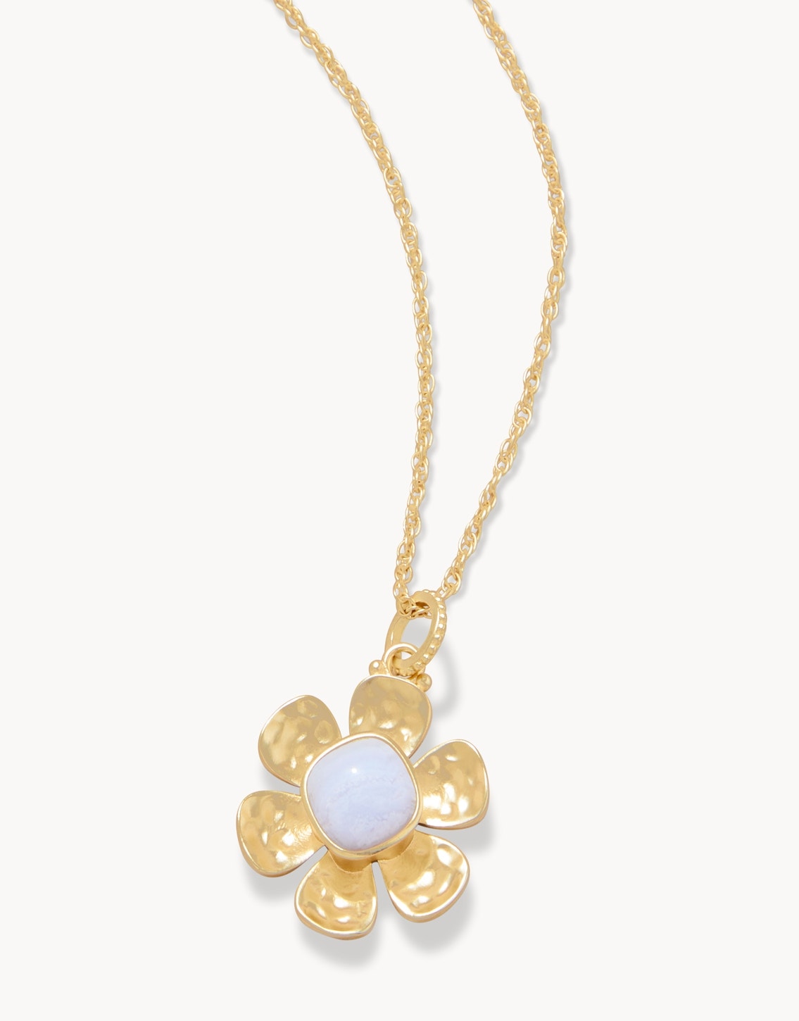 Blue Chalcedony Primrose Necklace by Spartina