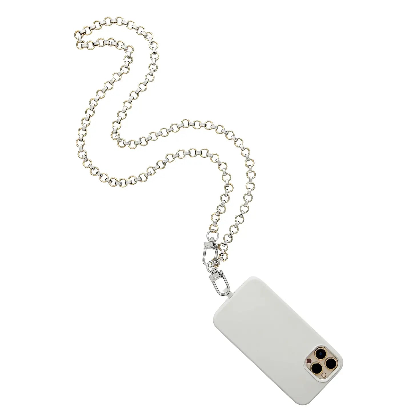 Hook Me Up Hands-Free Phone Crossbody Chain - Mixed Metal