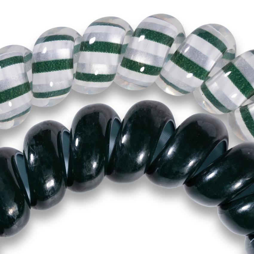 Teleties Hair Tie - Large Band Pack of 3 - Michigan State University