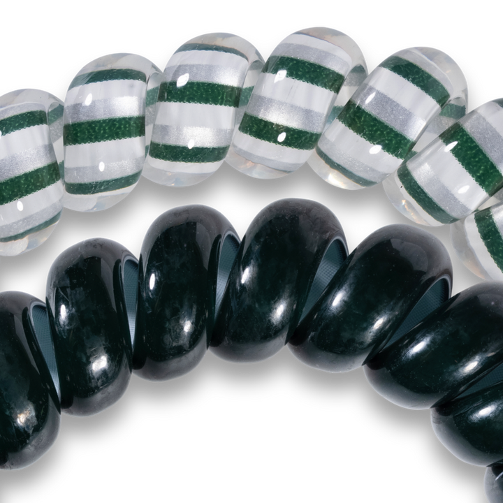 Teleties Hair Tie - Large Band Pack of 3 - Michigan State University