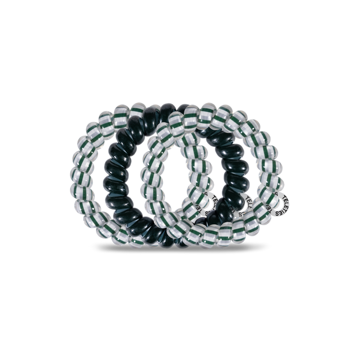 Teleties Hair Tie - Large Band Pack of 3 - Michigan State University