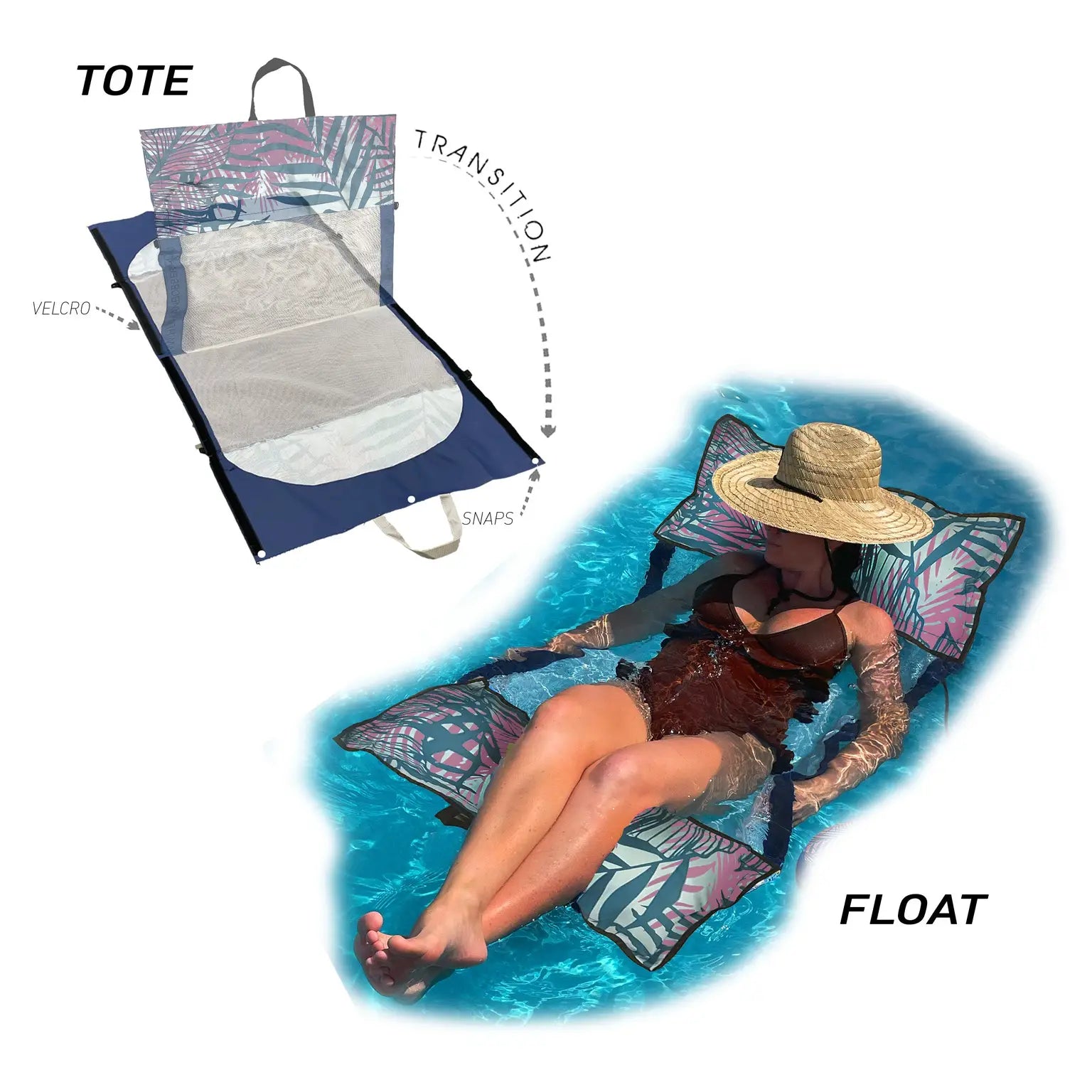 Float n' Tote Foldable Pool Hammock