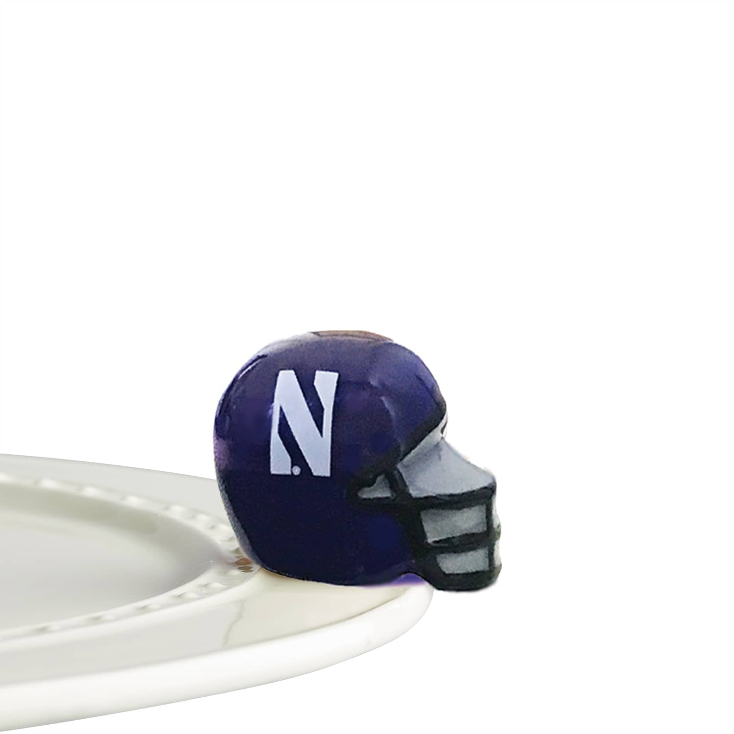 Northwestern University Helmet Mini by Nora Fleming