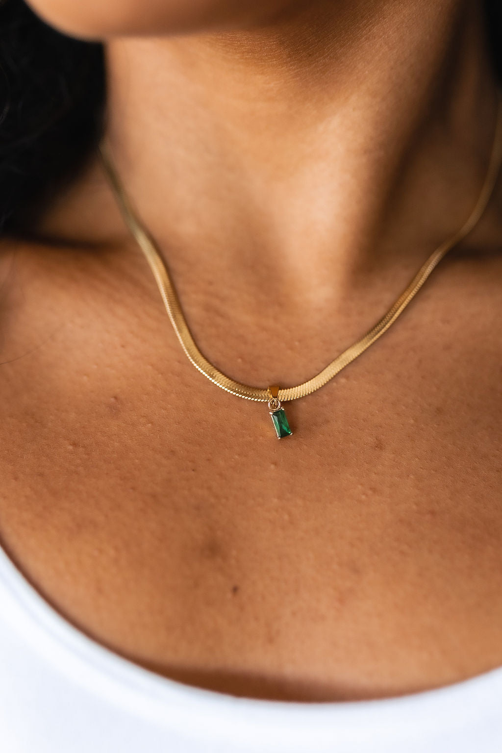A Moment Like This Pendant Necklace in Green - 2/13