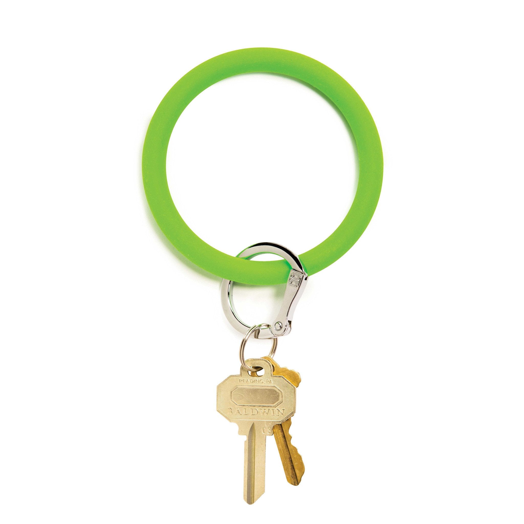 O-Venture Silicone Key Ring - In the Grass Green